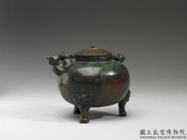 图片[2]-He wine/water vessel with spout in the shape of animal head, Warring States Period, 475-221 B.C.E.-China Archive